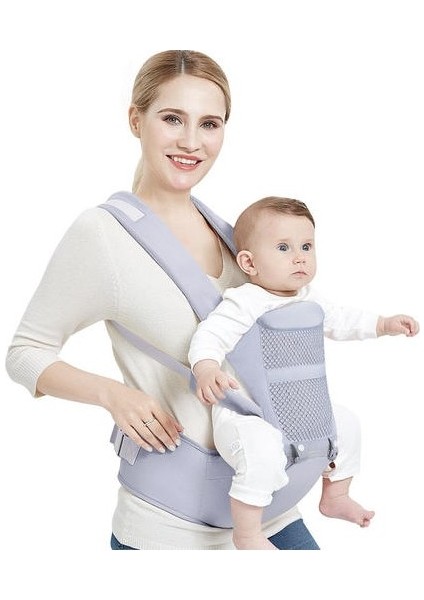 Mkjınmeı 0 48 Ay Ergonomik Bebek Taşıyıcı - Gri (Yurt Dışından)