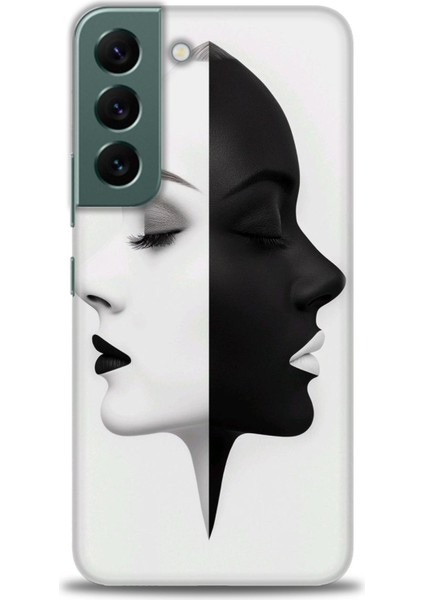 Samsung Galaxy S22 Hd Baskılı Kılıf + Seramik Tam Kaplayan Ekran Koruyucu 141