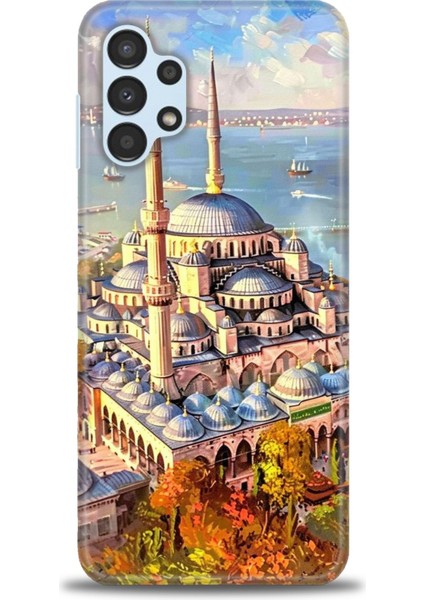 Samsung Galaxy A13 4g Hd Baskılı Kılıf + Seramik Tam Kaplayan Ekran Koruyucu 226