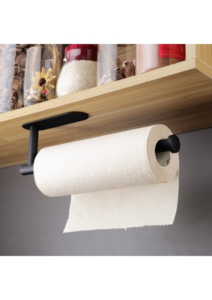 Kanca Gümüş 2 Adet Set Yapışkanlı Asılı Kağıt Rulosu Havlu Tutucu Banyo Tuvalet Depolama Standı Mutfak Düzenleyici Peçete Rafı Paslanmaz Çelik Duvara Montaj (Yurt Dışından)