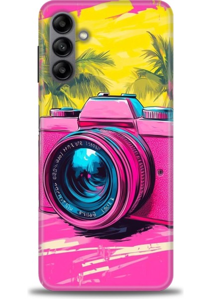 Samsung Galaxy A04S Hd Baskılı Kılıf + Seramik Tam Kaplayan Ekran Koruyucu 442