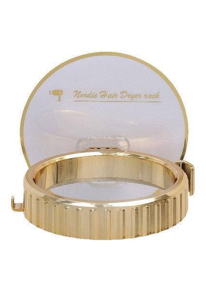 C Beyaz Saç Kurutma Makinesi Tutucu Blower Organizatör Yapışkan Duvara Monte Tırnak Hiçbir Sondaj Paslanmaz Çelik Banyo Için Spiral Standı (Yurt Dışından)