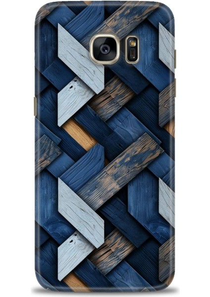 Samsung Galaxy S7 Edge Hd Baskılı Kılıf + Seramik Tam Kaplayan Ekran Koruyucu 322