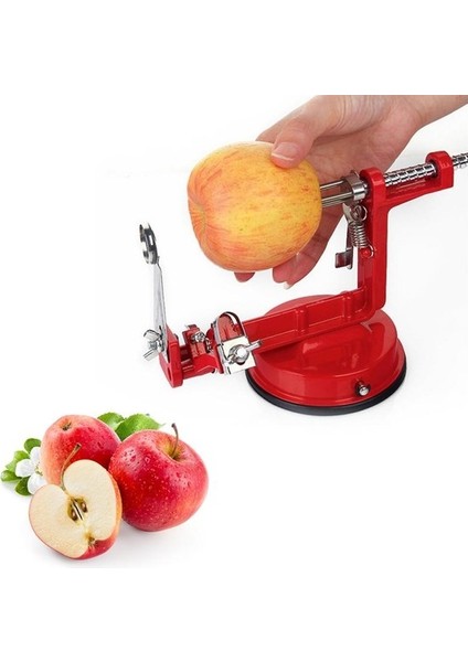 Mkjınmeı 3 In 1 Apple Soyucu Dilimleme Torluk Meyve Kesici Paslanmaz Çelik El Kranklı Kırpma Patates Dilimleme Soyma Makineleri Meyve Torluk | Soyucular ve Zesters (Yurt Dışından)