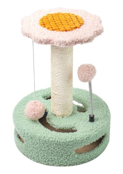 Mkjınmeı Kedi Tırmanma Çerçevesi Küçük Kedi Oyuncakları Yaratıcı Ayçiçeği Kedi Tırmalama Sütunu Malzemeleri (Yurt Dışından)
