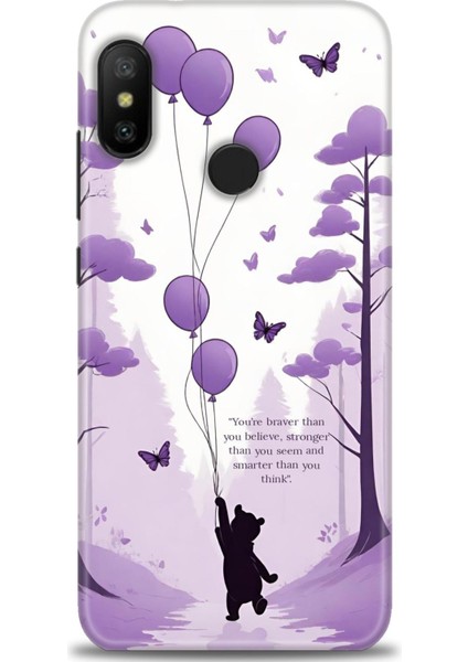 Xiaomi Mi A2 Lite Kılıf Hd Baskılı Kılıf + Seramik Tam Kaplayan Ekran Koruyucu 54