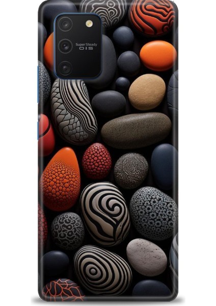 Samsung Galaxy A91 Hd Baskılı Kılıf + Seramik Tam Kaplayan Ekran Koruyucu 344