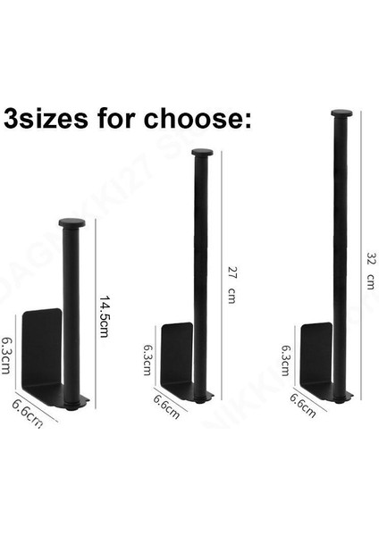 14.5 cm Gümüş Kendinden Yapışkanlı Siyah Gümüş Tuvalet Rulo Kağıt Havlu Duvara Asılı Tutucu Paslanmaz Organizatörler Banyo Punch- Raf Doku V27 (Yurt Dışından) fırsatları