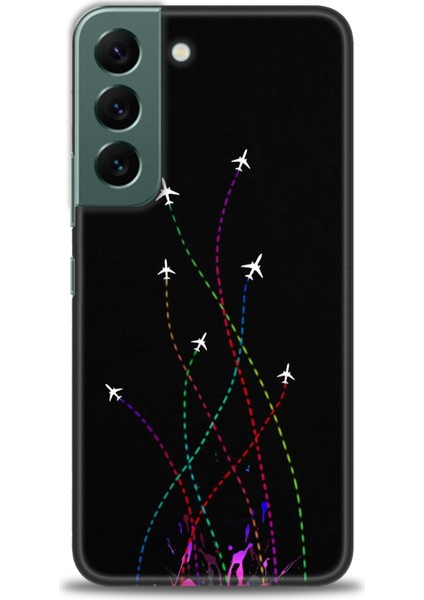 Samsung Galaxy S22 Hd Baskılı Kılıf + Seramik Tam Kaplayan Ekran Koruyucu 388
