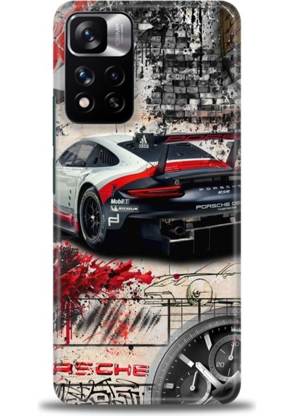 Xiaomi Redmi Note 11 Pro Plus Hd Baskılı Kılıf + Seramik Tam Kaplayan Ekran Koruyucu 484