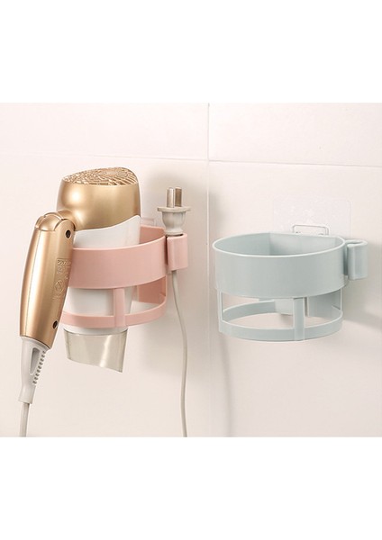 Radom 1 Adet Saç Kurutma Makinesi Tutucu Blower Organizatör Yapışkanlı Duvara Monte Tırnak Hiçbir Sondaj Paslanmaz Çelik Spiral Banyo Için Standı (Yurt Dışından)