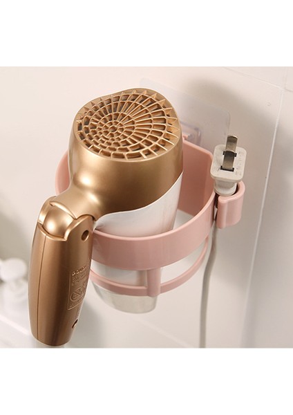 Radom 1 Adet Saç Kurutma Makinesi Tutucu Blower Organizatör Yapışkanlı Duvara Monte Tırnak Hiçbir Sondaj Paslanmaz Çelik Spiral Banyo Için Standı (Yurt Dışından)