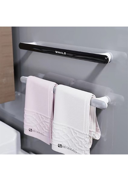 Siyah Uzun Banyo Malzemeleri Banyo Rafı Havlu Askısı Yumruk Tuvalet Banyo Vantuz Askısı Havlu Askısı Iskandinav Basit Yaratıcı Çubuk (Yurt Dışından) modelleri