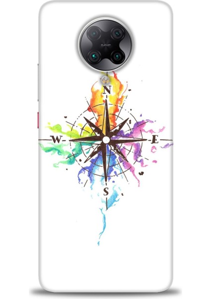 Xiaomi Redmi K30 Pro Hd Baskılı Kılıf + Seramik Tam Kaplayan Ekran Koruyucu 88