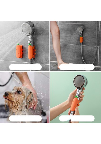 3 Adet Yumruk Duş Başlığı Tutucu Duvara Montaj Silikon Braketi Yeniden Kullanılabilir Standı Güçlü Vakum Vantuz Dayanıklı Banyo Aksesuarları (Yurt Dışından) indirimleri