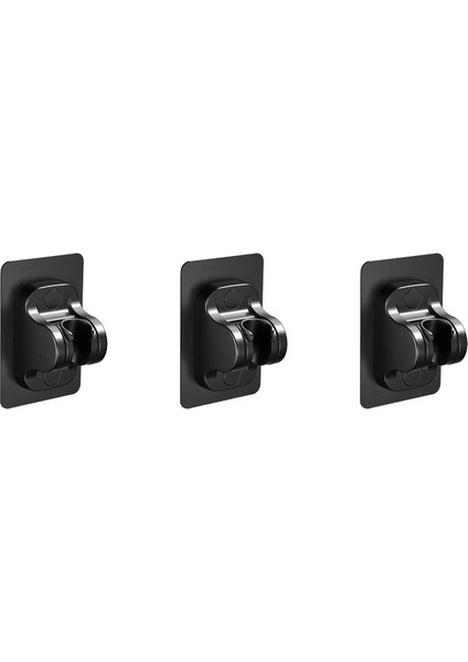 3 Adet Siyah 1/2 Adet Kendinden Yapışkanlı Duş Başlığı Tutucu Duş Sulama Tutucu Banyo Için Yumruk Duş Standı Braketi Banyo Aksesuarları (Yurt Dışından)