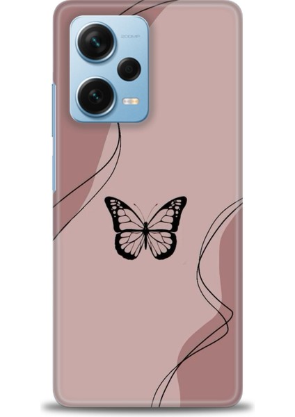 Xiaomi Redmi Note 12 Pro Plus Hd Baskılı Kılıf + Seramik Tam Kaplayan Ekran Koruyucu 183