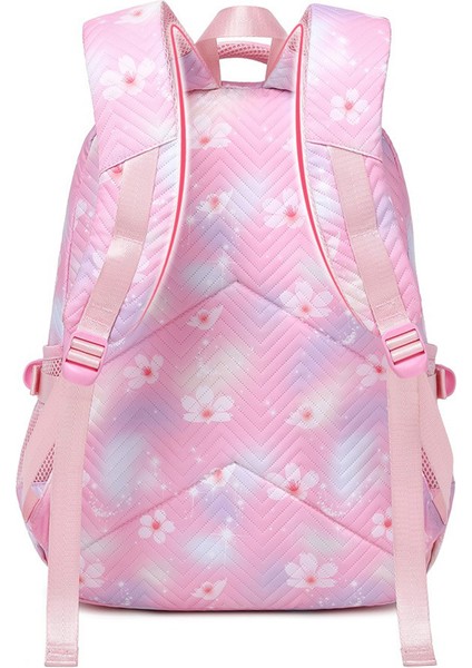 Lilo Stitch Zarif Çiçek Moda Kadın Sırt Çantası Kadın Taşınabilir Su Geçirmez Seyahat Çantası Genç Kız Öğrenciler Sırt Çantası Mochila (Yurt Dışından)