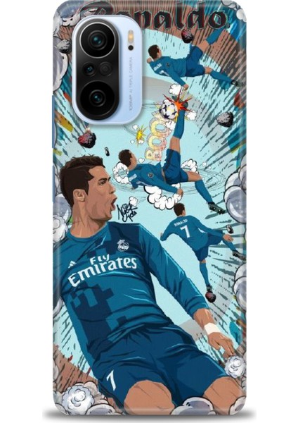 Xiaomi Redmi K40 Pro Hd Baskılı Kılıf + Seramik Tam Kaplayan Ekran Koruyucu 1