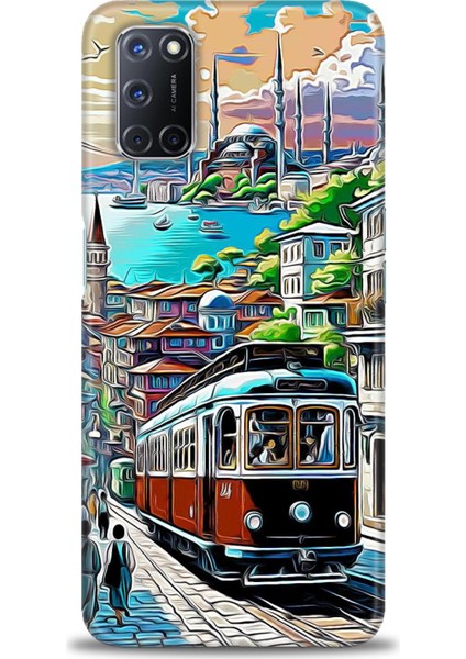 Oppo A72 Kılıf Hd Baskılı Kılıf + Seramik Tam Kaplayan Ekran Koruyucu 225