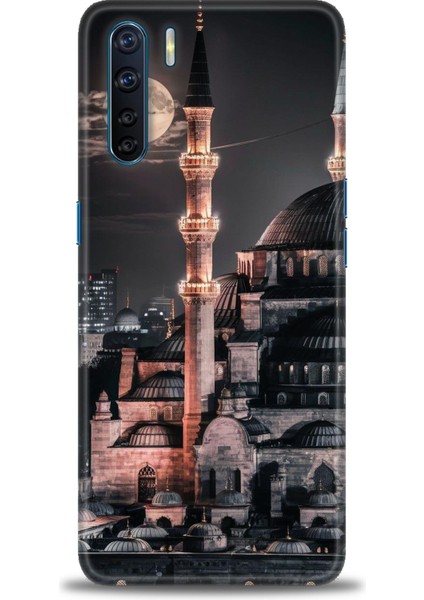 Oppo A91 Kılıf Hd Baskılı Kılıf + Seramik Tam Kaplayan Ekran Koruyucu 230