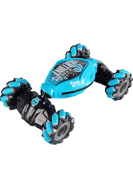 4WD 1:16 Akrobasi Uzaktan Kumandalı Araba LED Işık Hareket Algılama Deformasyon Büküm Tırmanma Radyo Kontrollü Araba Çocuklar Için Oyuncak (Yurt Dışından)