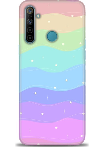 Realme C3 Kılıf Hd Baskılı Kılıf + Seramik Tam Kaplayan Ekran Koruyucu 423