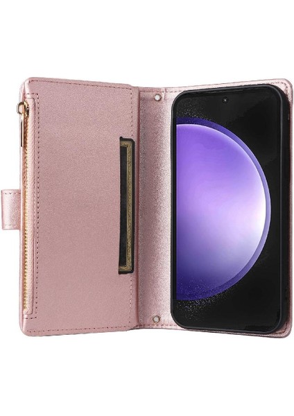 Samsung Galaxy S24 Fe Kayış Kart Yuvaları Için Flip Case Darbeye Cüzdan (Yurt Dışından) fiyatları
