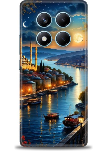 Xiaomi Redmi Note 14 Pro 4g Hd Baskılı Kılıf + Seramik Tam Kaplayan Ekran Koruyucu 222