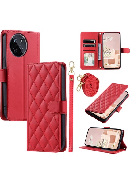 Realme 11 4g Manyetik Deri Kapaklı Ince Cüzdan Kılıfı Kickstandp Çıkarılabilir Askı Ipi (Yurt Dışından) modelleri