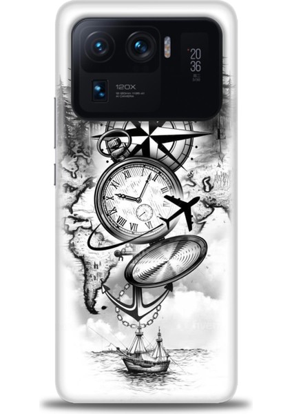 Xiaomi Mi 11 Ultra Kılıf Hd Baskılı Kılıf + Seramik Tam Kaplayan Ekran Koruyucu 84