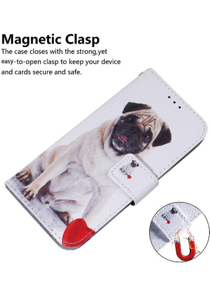 Realme C63 Pu Deri Manyetik Kapatma Boyalı Cüzdan Kartı Için Flip Case (Yurt Dışından)