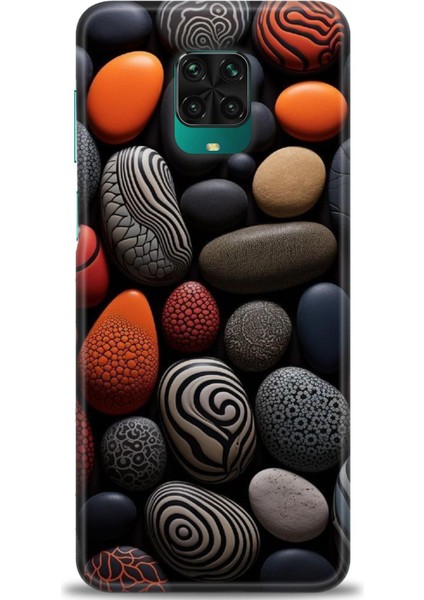 Xiaomi Redmi Note 9s Hd Baskılı Kılıf + Seramik Tam Kaplayan Ekran Koruyucu 344