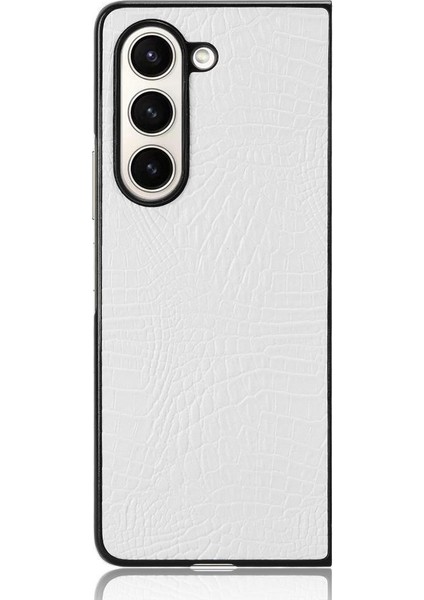 Samsung Galaxy Z Için Şık Klasik Durumda Kat 5 Klasik Timsah Moda (Yurt Dışından) modelleri