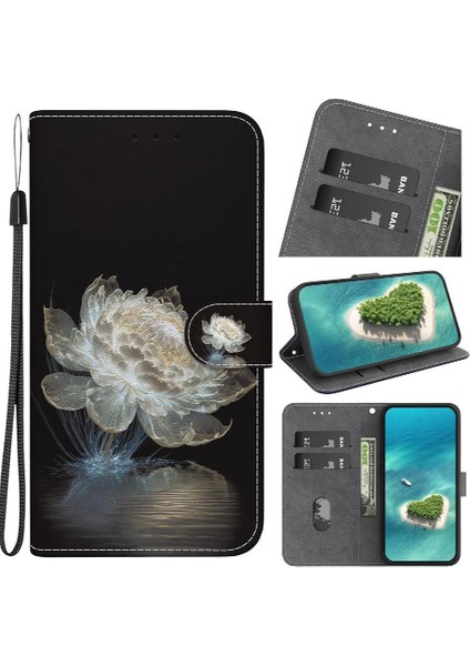 Onur 200 Lite Manyetik Kapatma Pu Deri Cüzdan Kart Yuvaları Için Kılıf (Yurt Dışından) modelleri