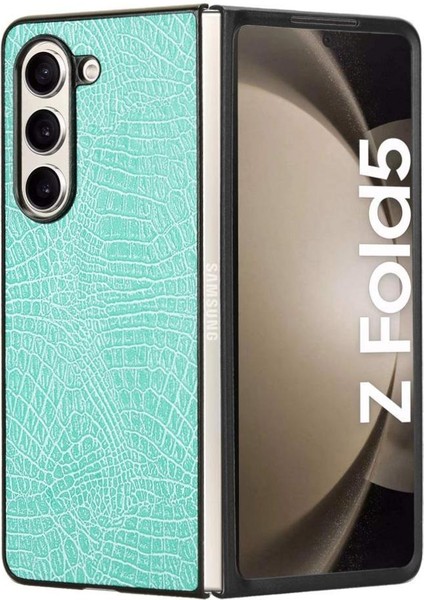 Samsung Galaxy Z Için Şık Klasik Durumda Kat 5 Klasik Timsah Moda (Yurt Dışından) modelleri