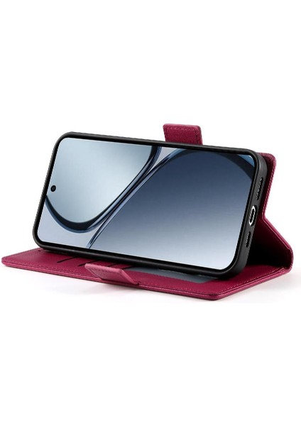 Realme C65 Flip Cüzdan Günlük Kullanım Kart Yuvaları Iş Için Flip Case (Yurt Dışından) modelleri