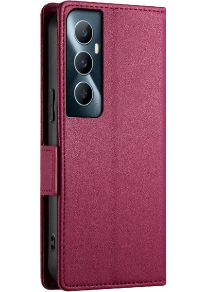 Realme C65 Flip Cüzdan Günlük Kullanım Kart Yuvaları Iş Için Flip Case (Yurt Dışından) indirimleri