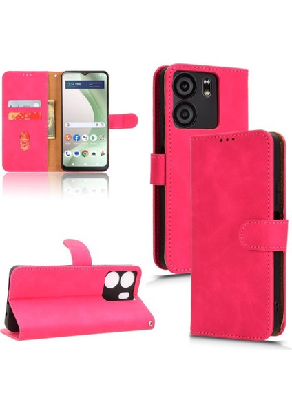 Blu View5 Için Flip Case Yan Toka Pu Deri Kart Yuvaları Tutucu Cüzdan (Yurt Dışından)