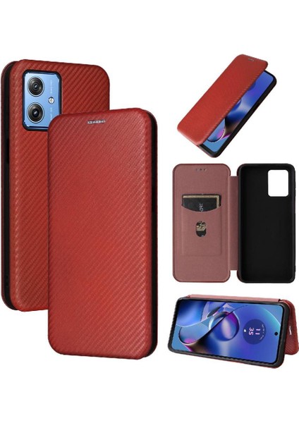 Motorola Moto G54 5g Kart Ekleme Deri Folio Flip Case Için Flip Case (Yurt Dışından)