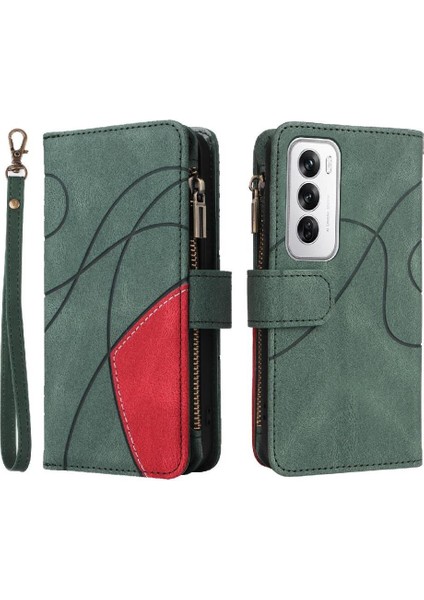 Oppo Oppo 12 5g Dokuz Kart Yuvaları Için Kılıf Kickstand Koruyucu Fermuar Tarzı (Yurt Dışından) fırsatları