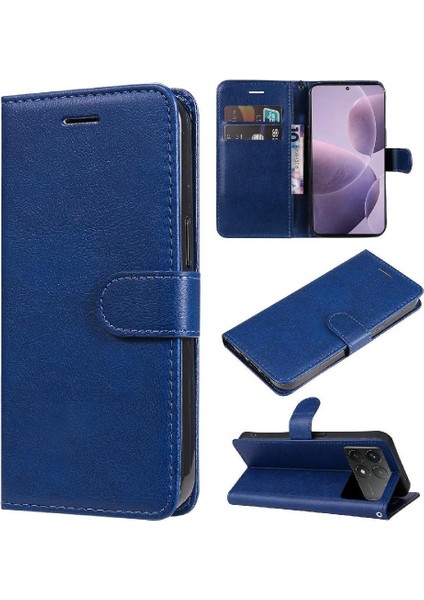 Xiaomi Redmi K70 Için Flip Case Yüksek Kalite Deri Iş Cüzdan Telefon (Yurt Dışından)