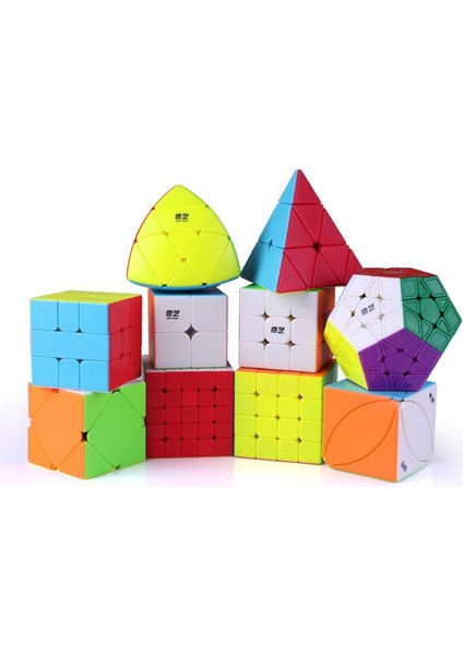 Qiyi Serisi Sihirli Küp Qy Özel Şekilli Qıyı 2x2 3x3 4x4 5x5 Puzzle Çocuk Oyuncakları Hediye Pyraminx Skewb Cubo Magico (Yurt Dışından)