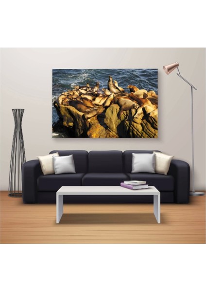 - Dekoratif Baskı Özel Tasarım Dikdödrtgen Kanvas Tablo 450