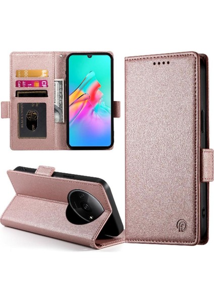 Xiaomi Redmi A3 Günlük Kullanım Için Flip Case Cüzdan Iş Çevir Kart Yuvaları (Yurt Dışından)