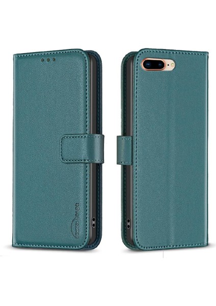 IPhone 7 Için Flip Case Artı/8 Artı Çoklu Kart Yuvası Iş Deri Çanta (Yurt Dışından)