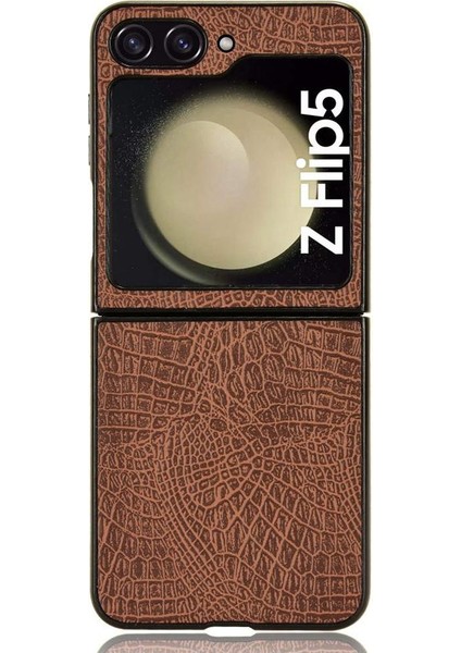Samsung Galaxy Z Flip 5 Uyumluluk Klasik Için Şık Klasik Durumda (Yurt Dışından) modelleri