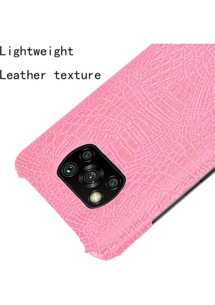 Şık Klasik Durumda Xiaomi Poco X3 Nfc Klasik Timsah Moda Anti (Yurt Dışından) fiyatları