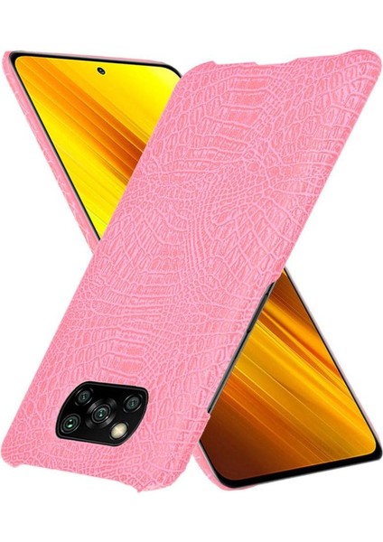 Şık Klasik Durumda Xiaomi Poco X3 Nfc Klasik Timsah Moda Anti (Yurt Dışından) modelleri