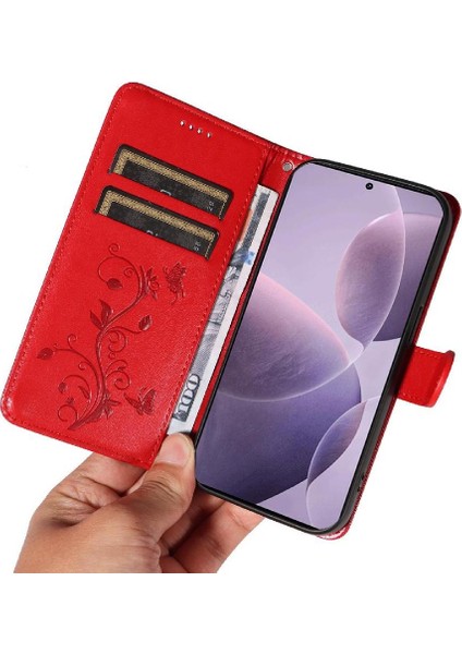 Xiaomi Redmi K70 Cüzdan Telefon Kılıfı Için Kılıf Kabartmalı Kelebek ile Yüksek (Yurt Dışından) fırsatları